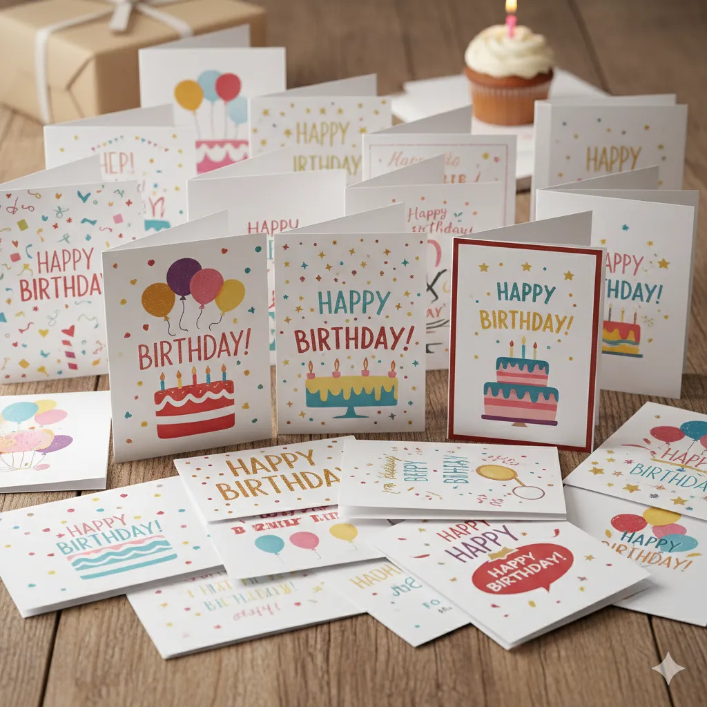 Birthday card collection